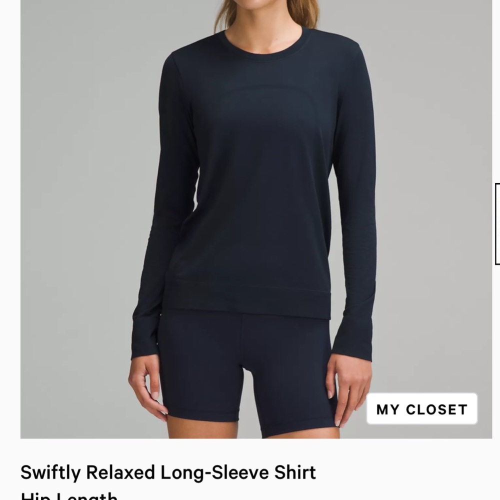 Lululemon Swiftly Relaxed Long Sleeve Hip Length